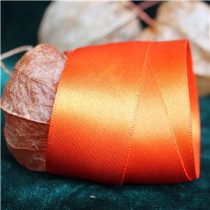 Halloween Ribbon - 25mm Satin Orange